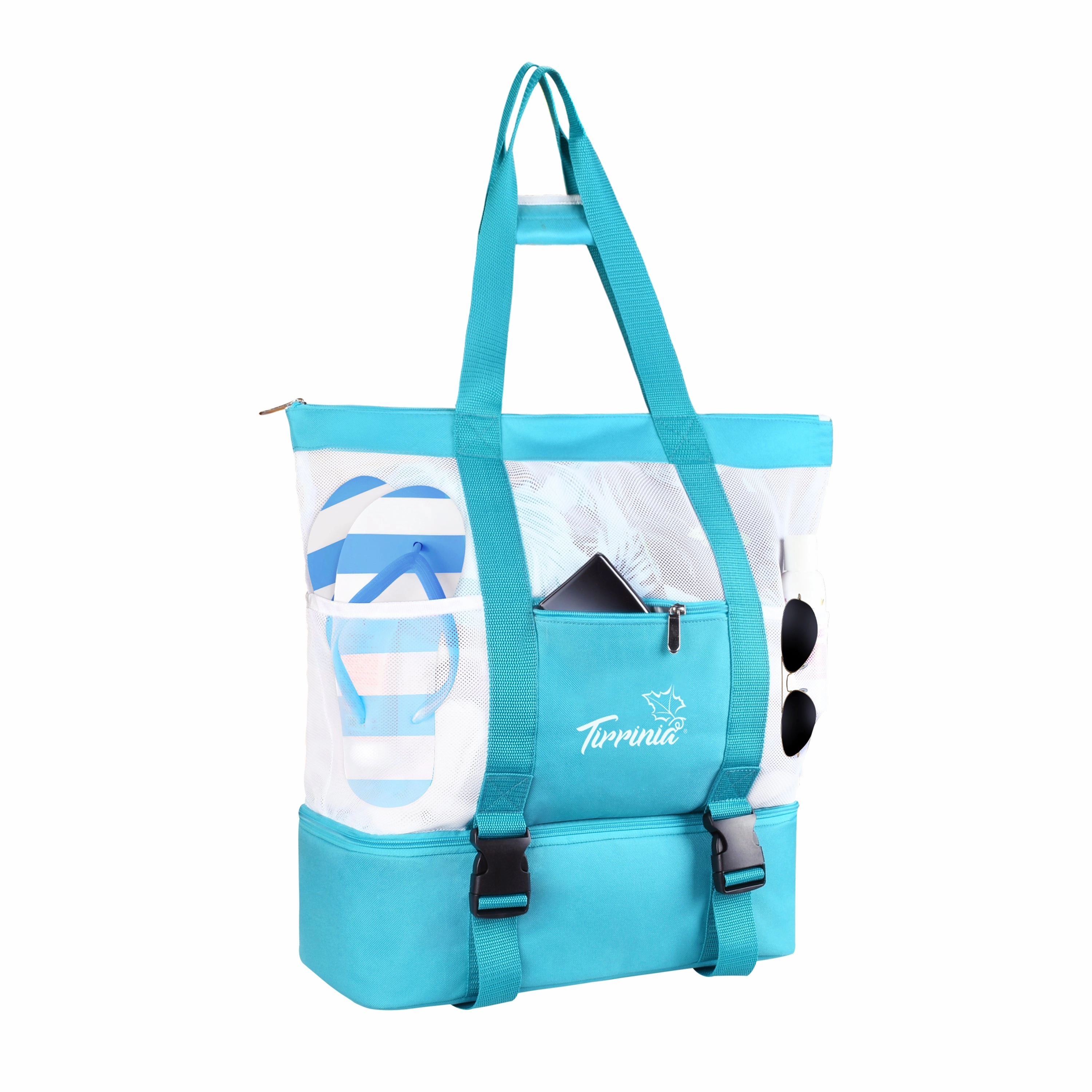 Special Deal Frenzy Tirrinia Mesh Beach Tote Cooler Bag
