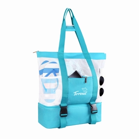 Special Deal Frenzy Tirrinia Mesh Beach Tote Cooler Bag