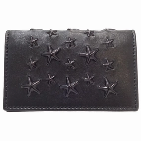 Jimmy Choo  Leather Card Case (Pre-Owned) Grab Your Deal Today