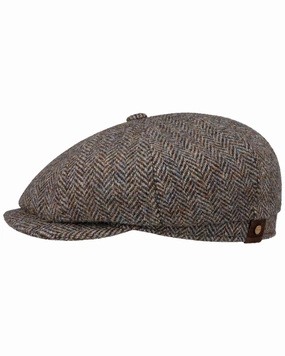 Stetson Hatteras Harris Tweed Herringbone Cap Unmissable Deal Today Mega Sale Now