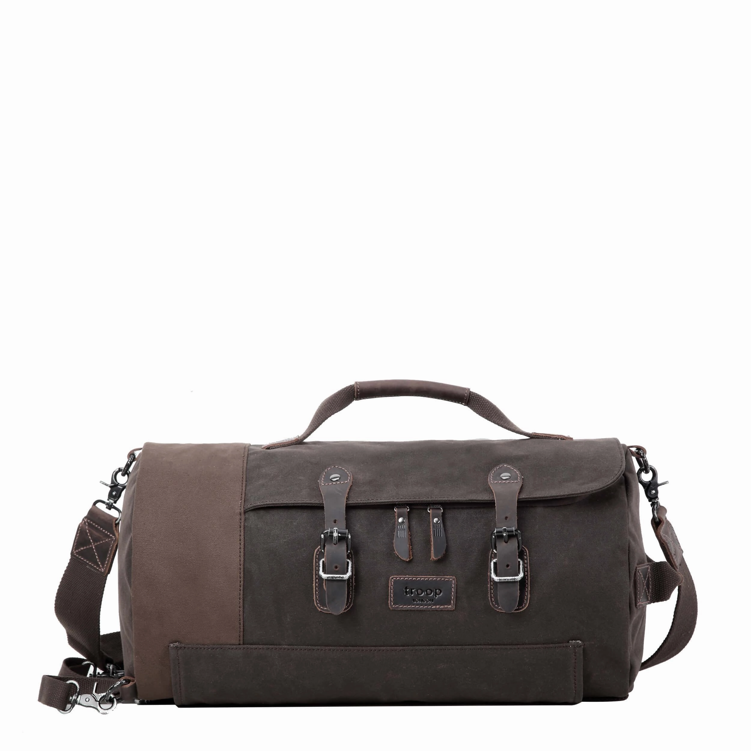 Daily Hot Deal Troop London Heritage Canvas Convertible Duffel Backpack
