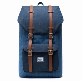 Herschel Little America Backpack - Faded/Dark Denim Crosshatch Best Deal Today Todays Trending Deals