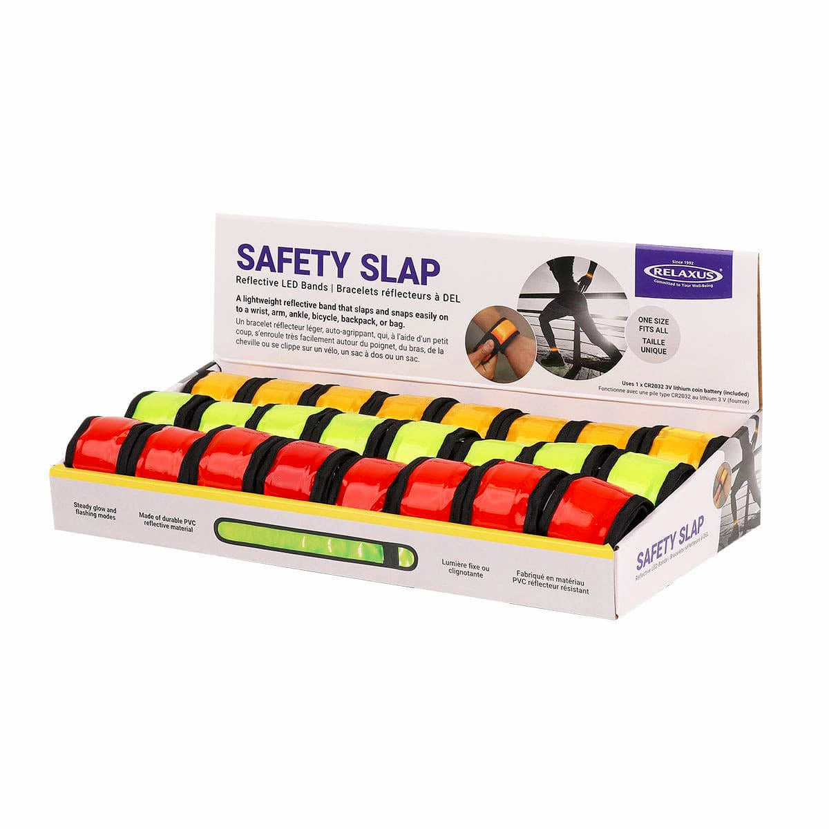 Relaxus Safety Slap Reflective Led Band - Online Exclusive Big Clearance Event