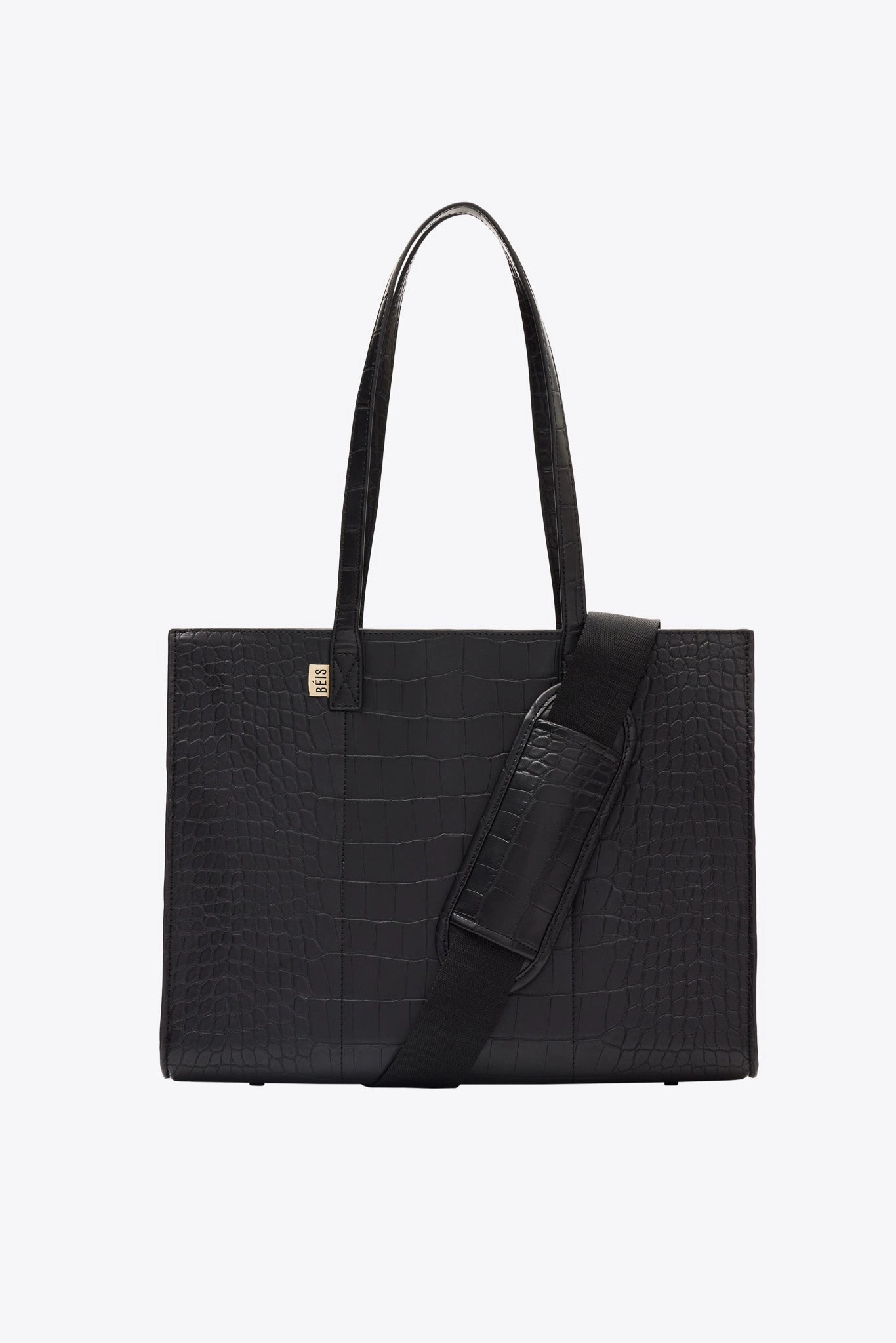 The Work Tote In Black Croc Grab It Fast Perfect Gift Offer