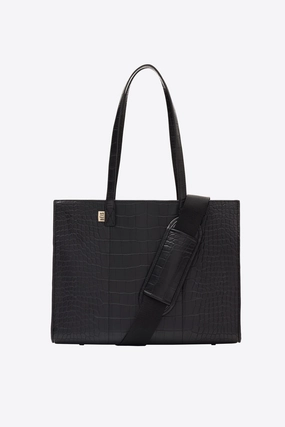 The Work Tote In Black Croc Grab It Fast Perfect Gift Offer
