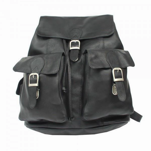 Piel Leather Large Buckle-Flap Backpack Shop the Best Deals