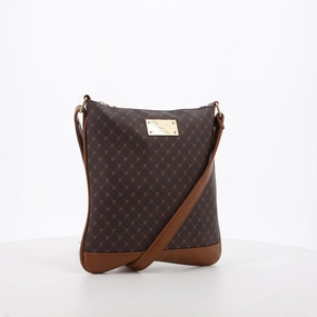 Today Only Steal Pierre Cardin Guliana Core Logo Crossbody | Brown Tan