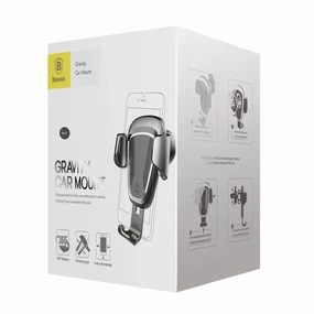 Baseus Gravity Air Vent Car Holder | 4-6" Phones | Black Biggest Savings Now Shop Smart Save