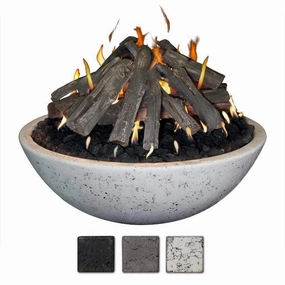 Grand Canyon 39" x 13" Tee-Pee Gas Burner Fire Pit Bowl FB3913-TPportable outdoor fire pit with lid