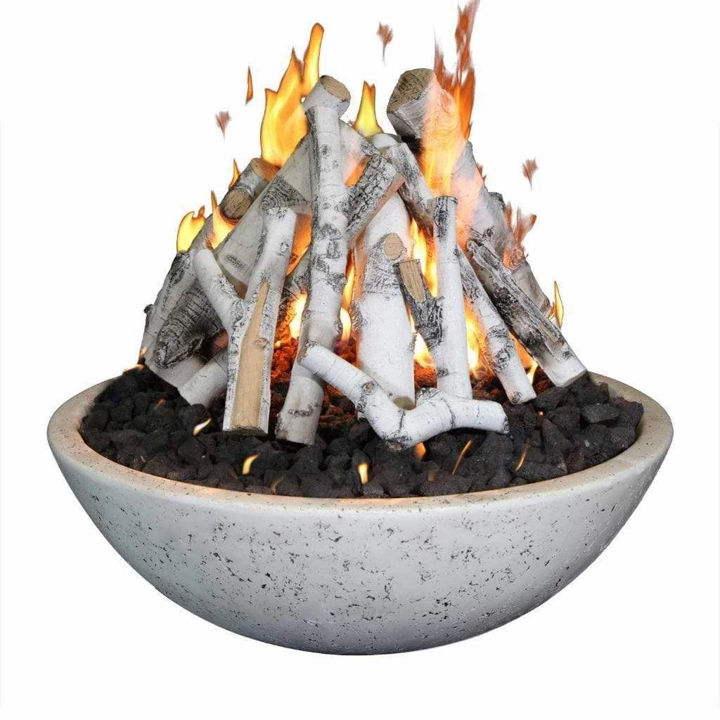 Grand Canyon 39" x 13" Tee-Pee Gas Burner Fire Pit Bowl FB3913-TP