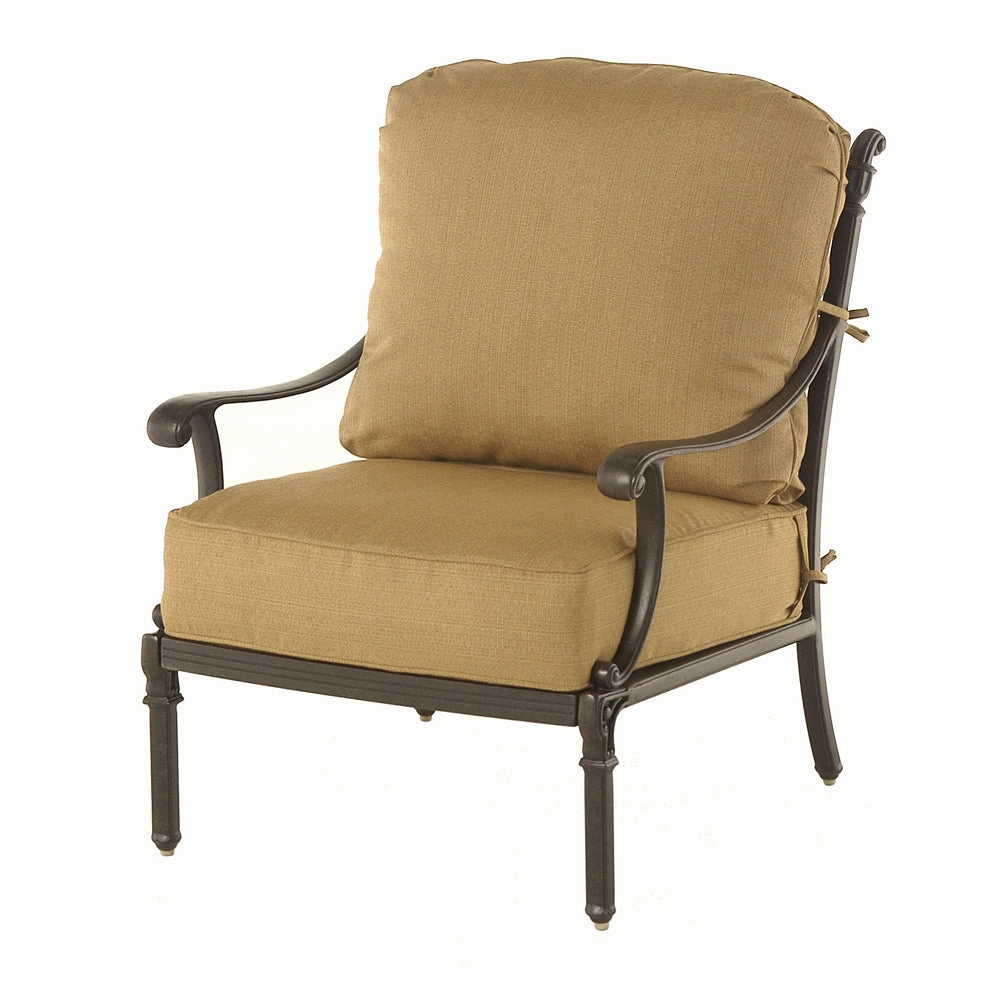 Grand Tuscany Club Chaircast aluminum patio dining set