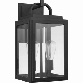 Grandbury Two Light Wall Lantern BlackOutdoor wall sconces with motion sensor