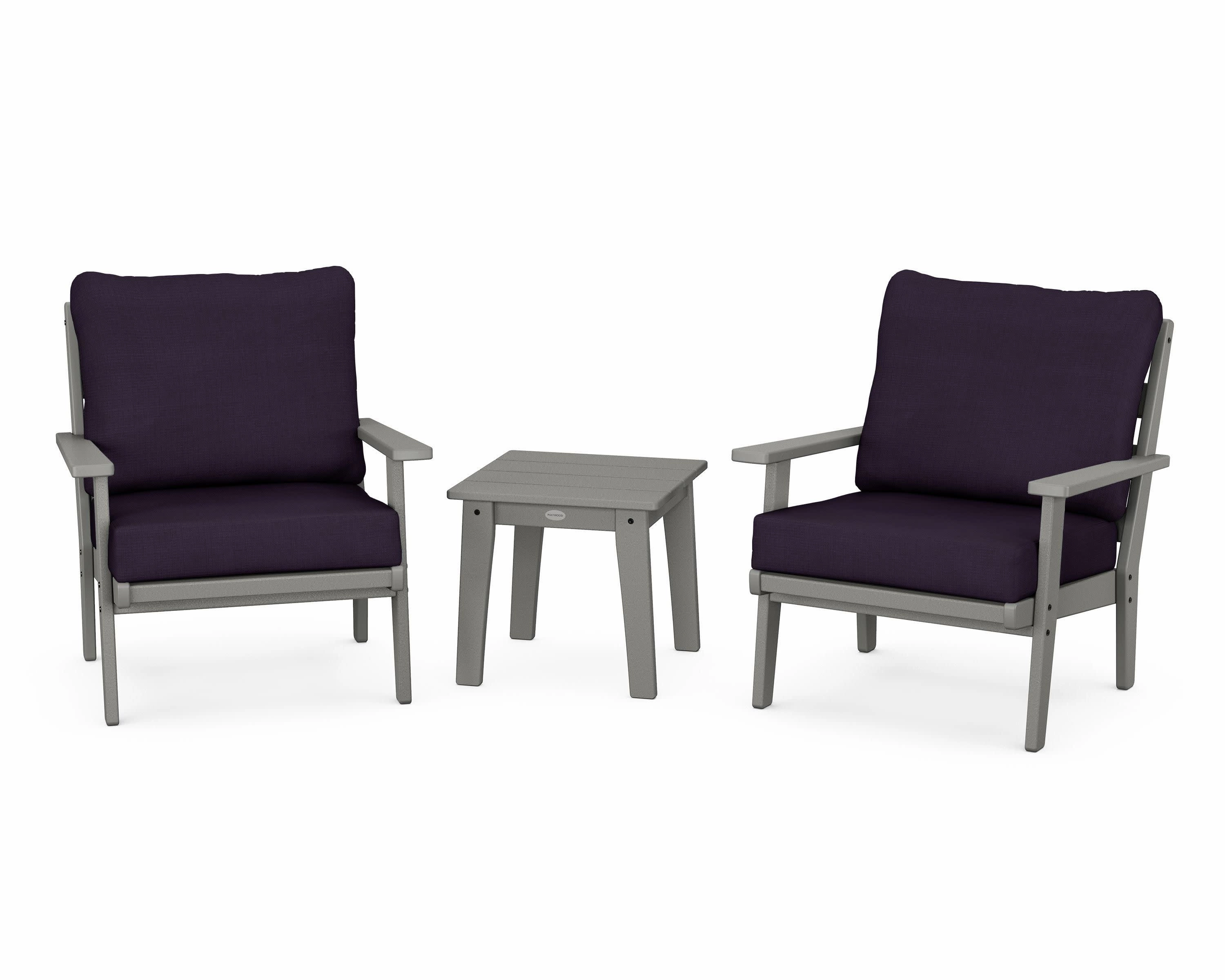 Grant Park 3-Piece Deep Seating Set