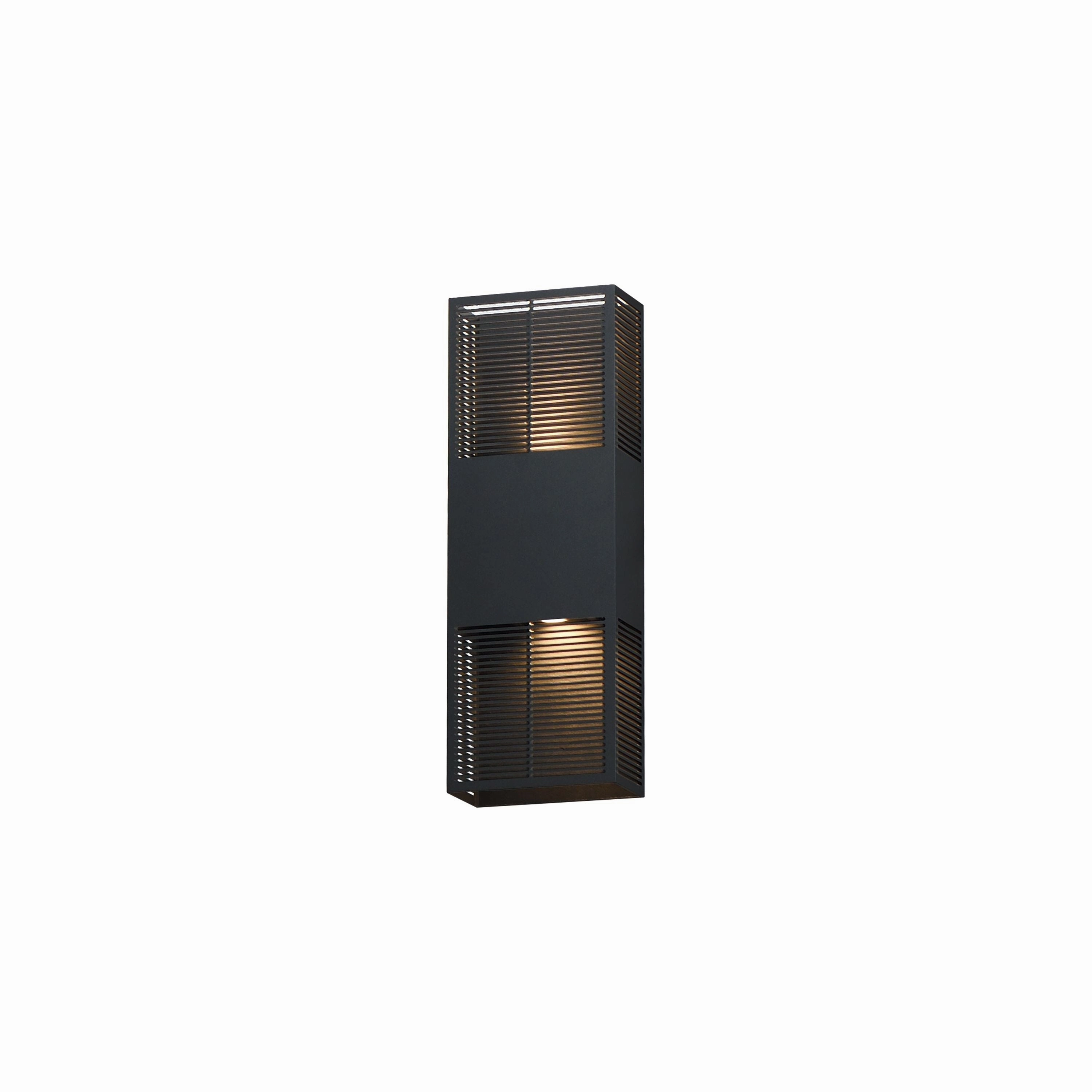 Grate 18" LED Outdoor Wall SconceWeatherproof outdoor lighting