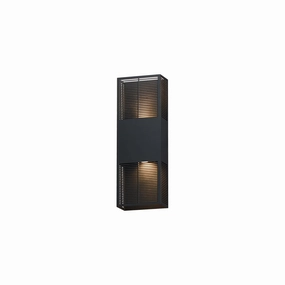 Grate 18" LED Outdoor Wall SconceWeatherproof outdoor lighting