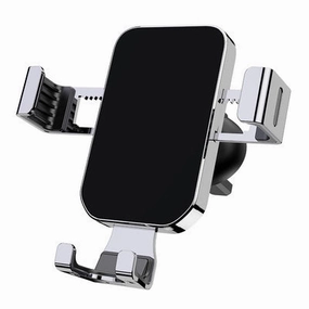 Todays Best Deal Exclusive Holiday Deal Gravity Car Phone Holder | Silver Air Vent Mount Yc12