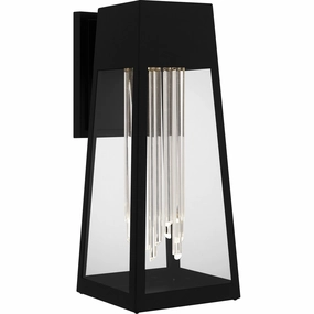 Guinn LED Outdoor Wall Mount Matte BlackOutdoor wall sconces with motion sensor