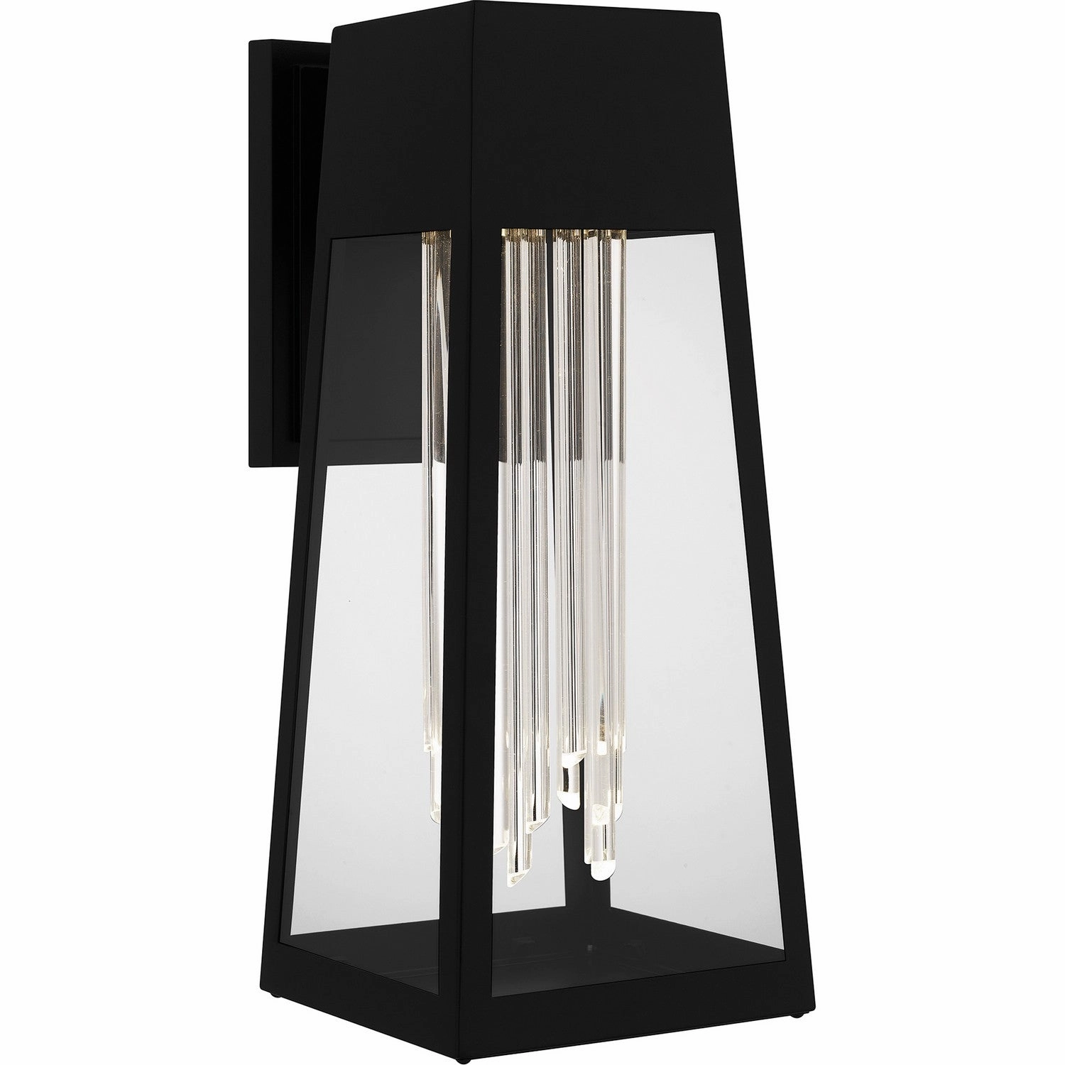 Guinn LED Outdoor Wall Mount Matte BlackOutdoor wall sconces with motion sensor