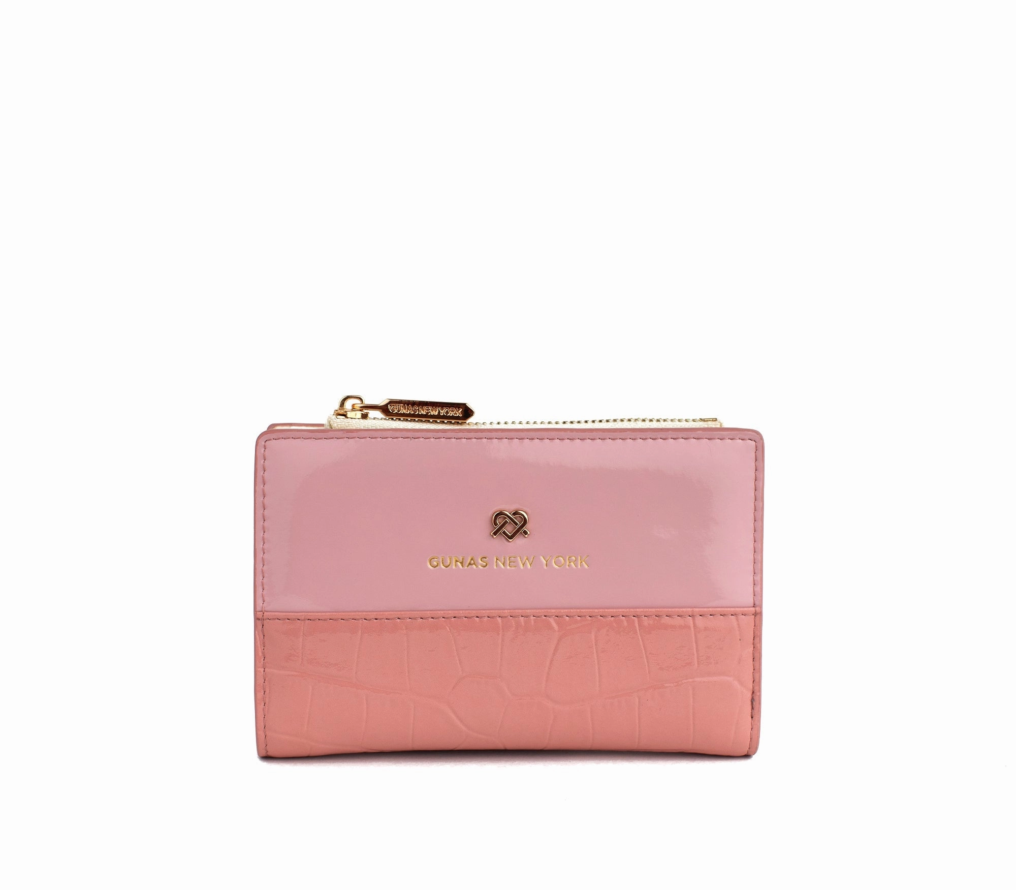 Big Hot Sale Dont Miss These Savings Gunas New York Madison Pink Vegan Leather Wallet