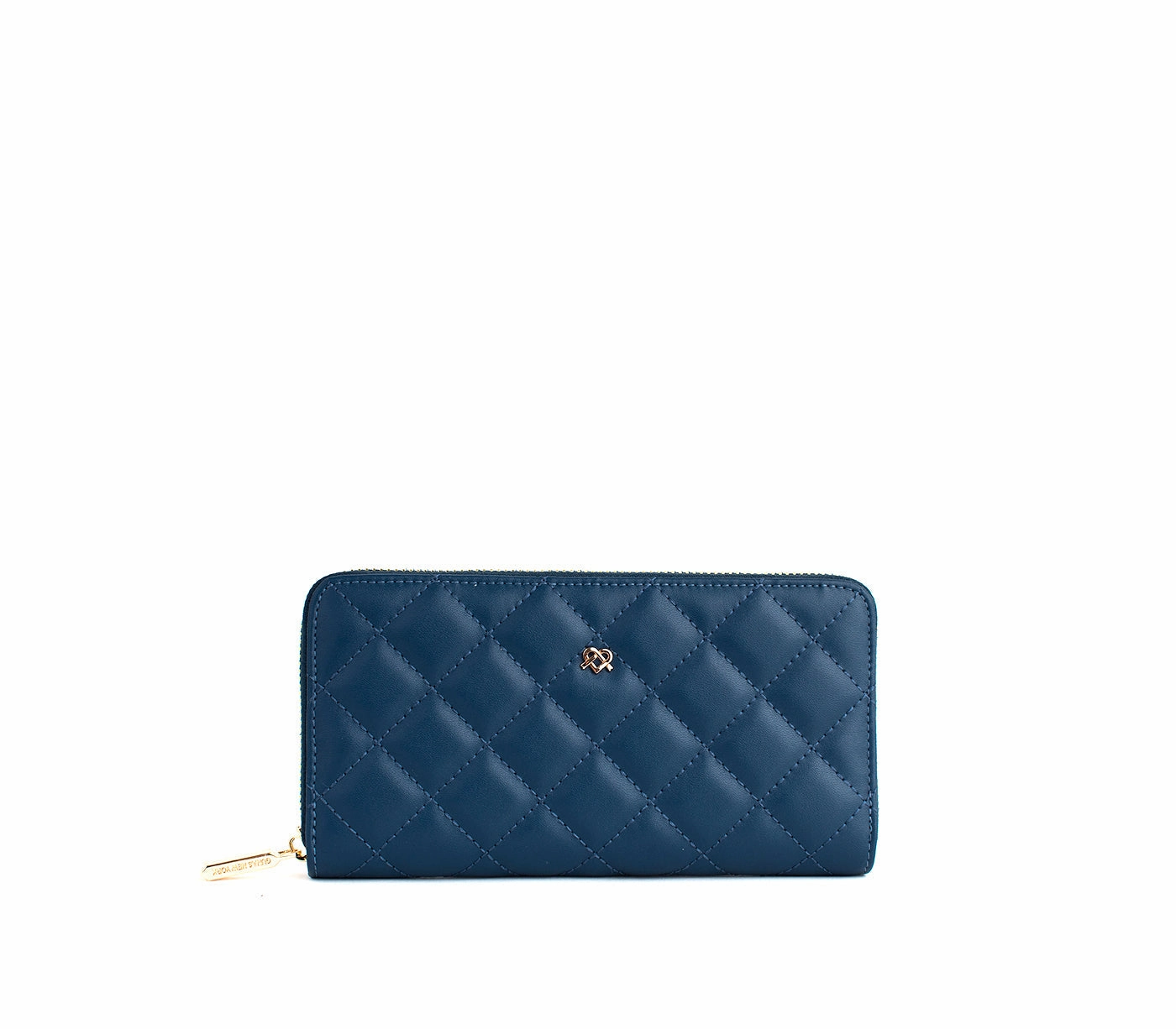 Gunas New York Uptown Quilted Navy Zipper Wallet Todays Special Picks Grab Todays Deal