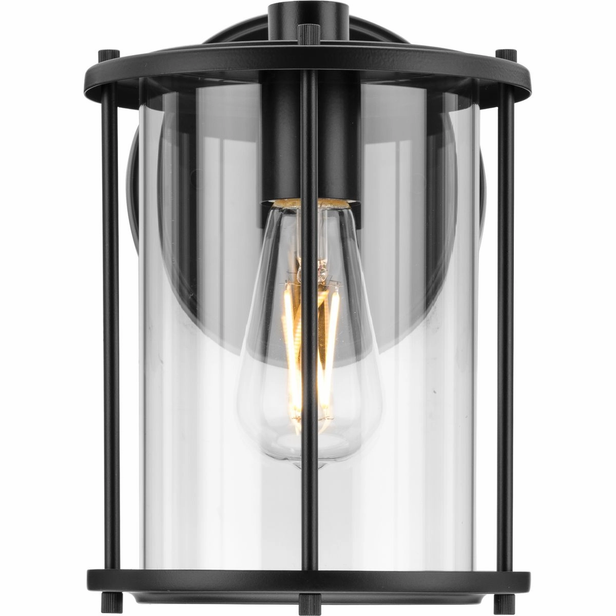 Gunther One Light Outdoor Wall Lantern Matte Black