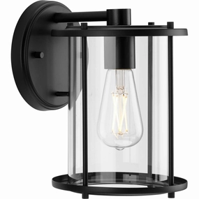 Gunther One Light Outdoor Wall Lantern Matte BlackOutdoor wall sconces with motion sensor