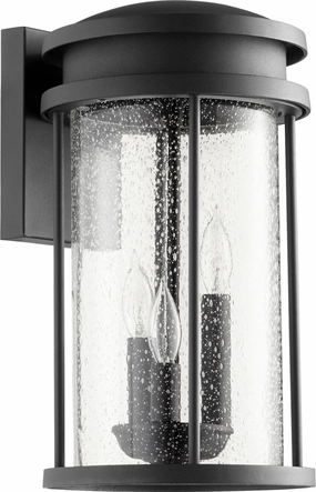 Hadley Three Light Wall Mount Textured BlackOutdoor wall sconces with motion sensor