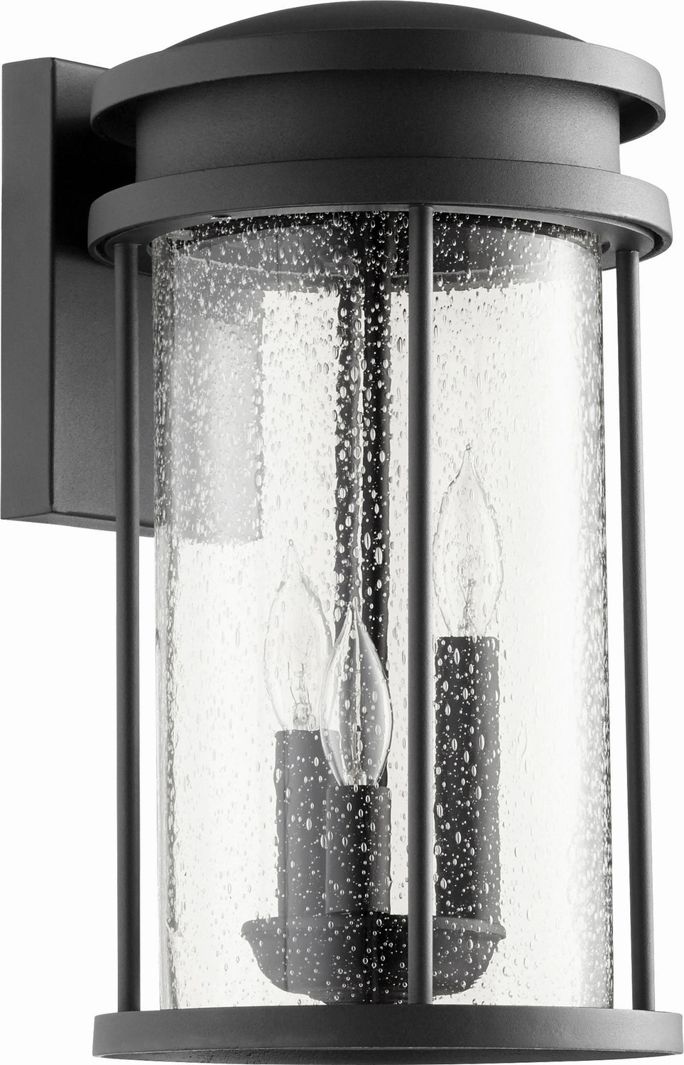 Hadley Three Light Wall Mount Textured BlackOutdoor wall sconces with motion sensor