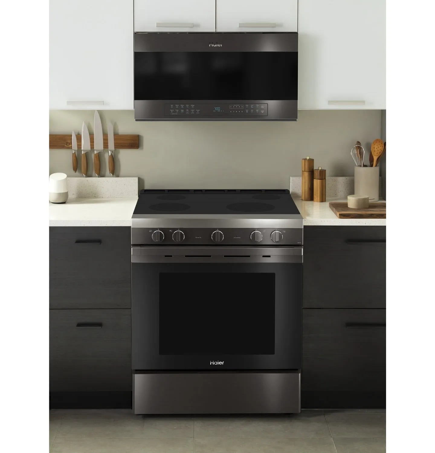 Haier QVM7167BNTS 30" 1.6 Cu. Ft. Smart Over-The-Range Microwave Oven