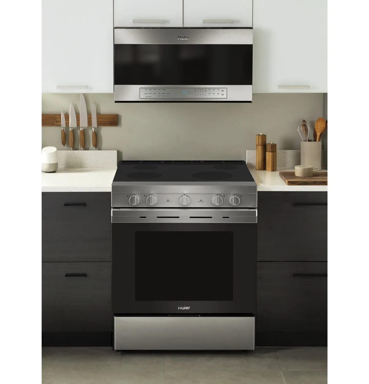 Haier QVM7167RNSS 30" 1.6 Cu. Ft. Smart Over-The-Range Microwave Oven
