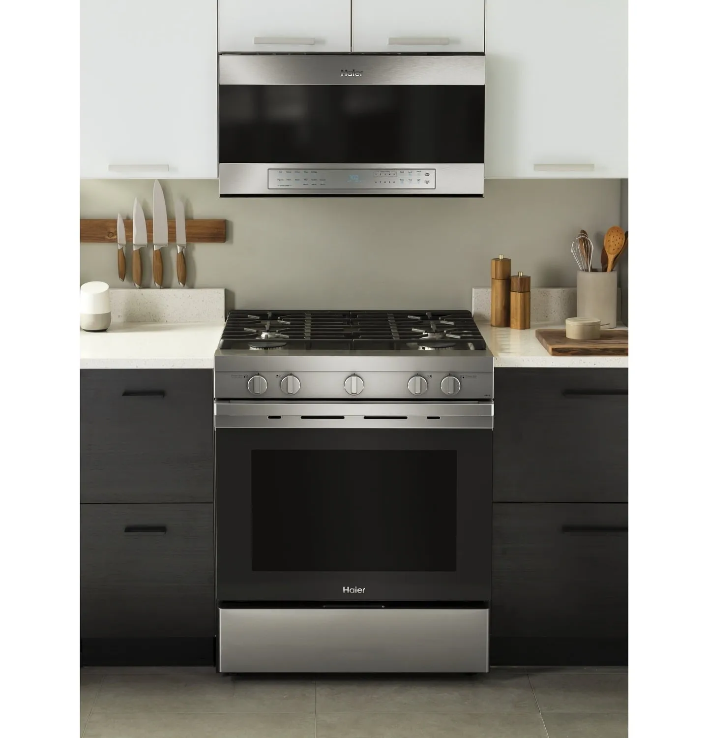 Haier QVM7167RNSS 30" 1.6 Cu. Ft. Smart Over-The-Range Microwave Oven