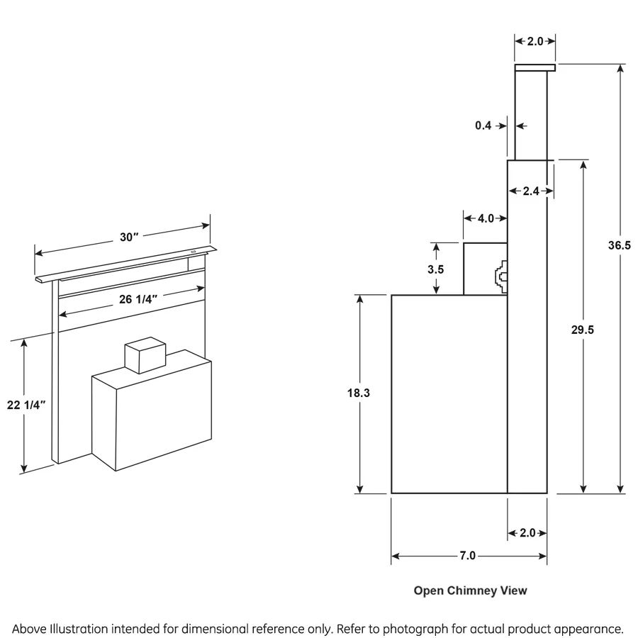 Haier UVD6301SPSS Universal 30" Telescopic Downdraft System