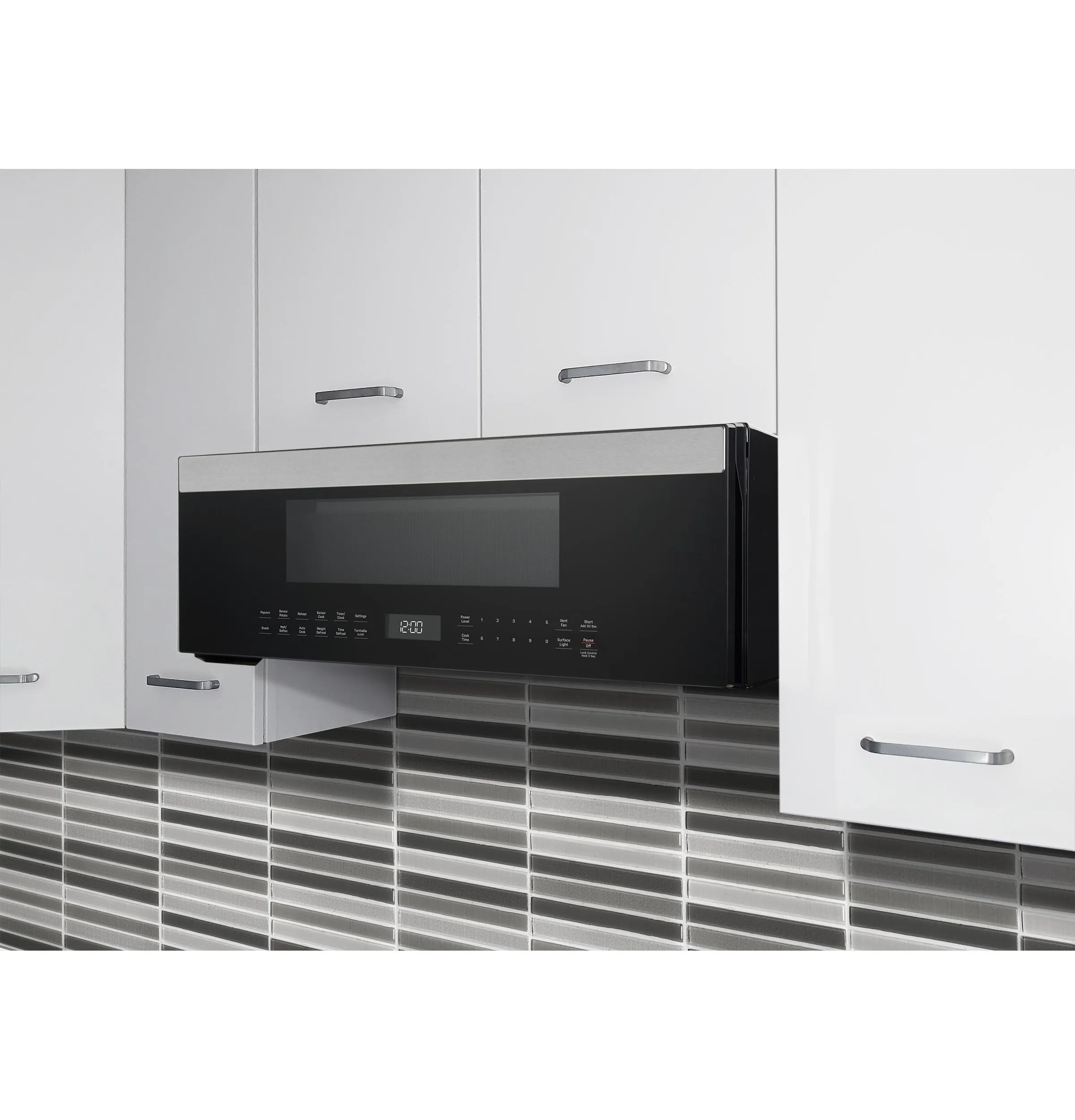 Haier UVM9125STSS 1.2 Cu. Ft. Over-The-Range Low Profile Sensor Microwave Oven