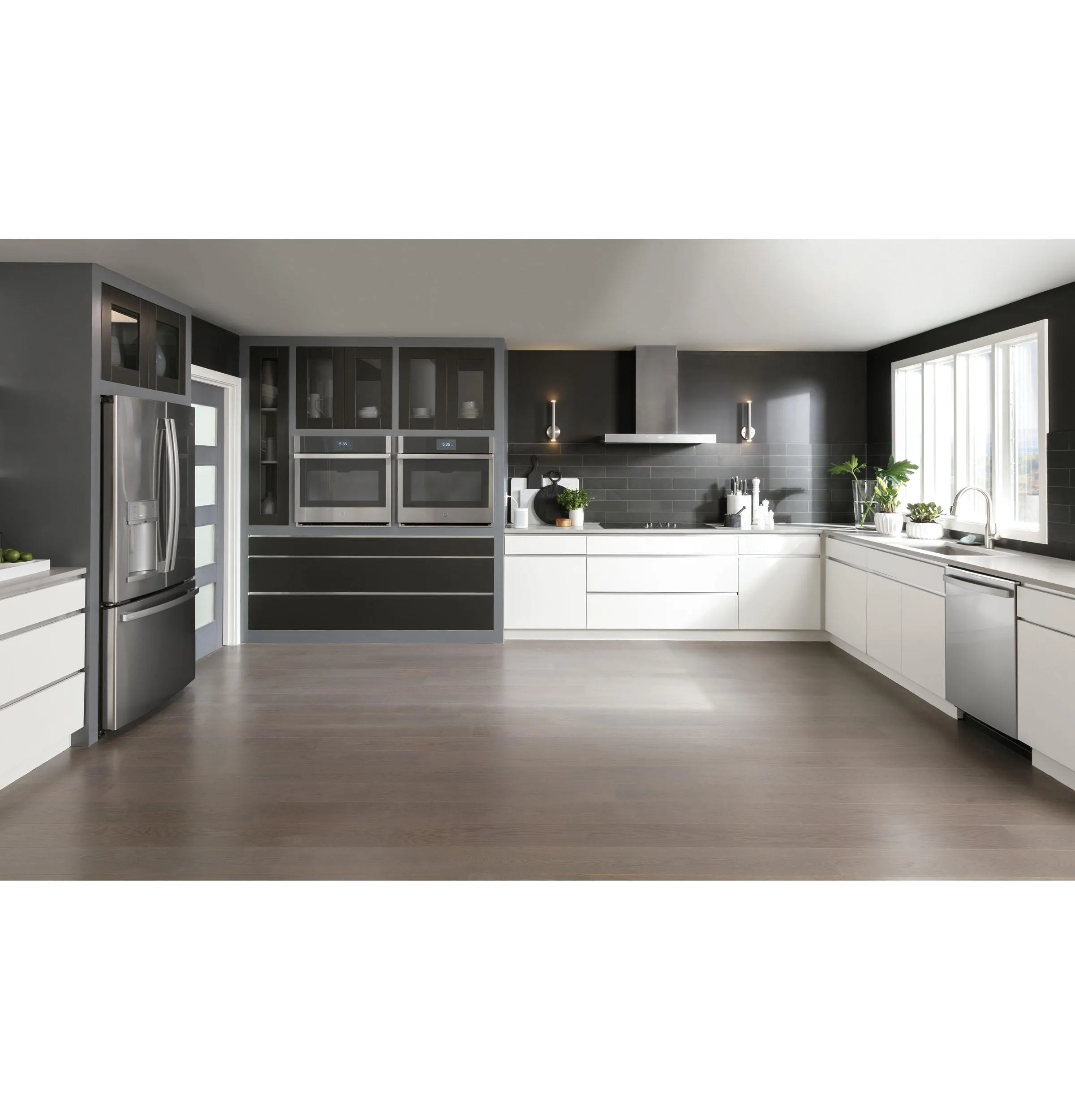 Haier UVW9361SLSS 36" Smart Designer Wall Mount Hood W/ Perimeter Venting
