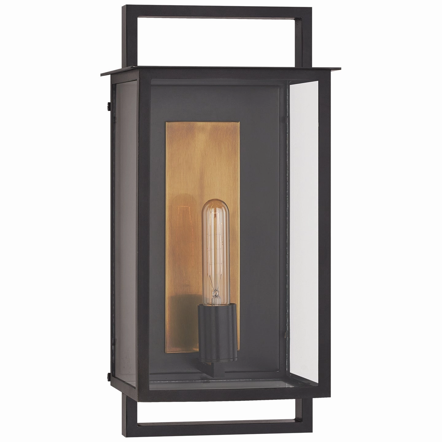 Halle One Light Outdoor Wall Sconce Aged IronOutdoor wall sconces with motion sensor