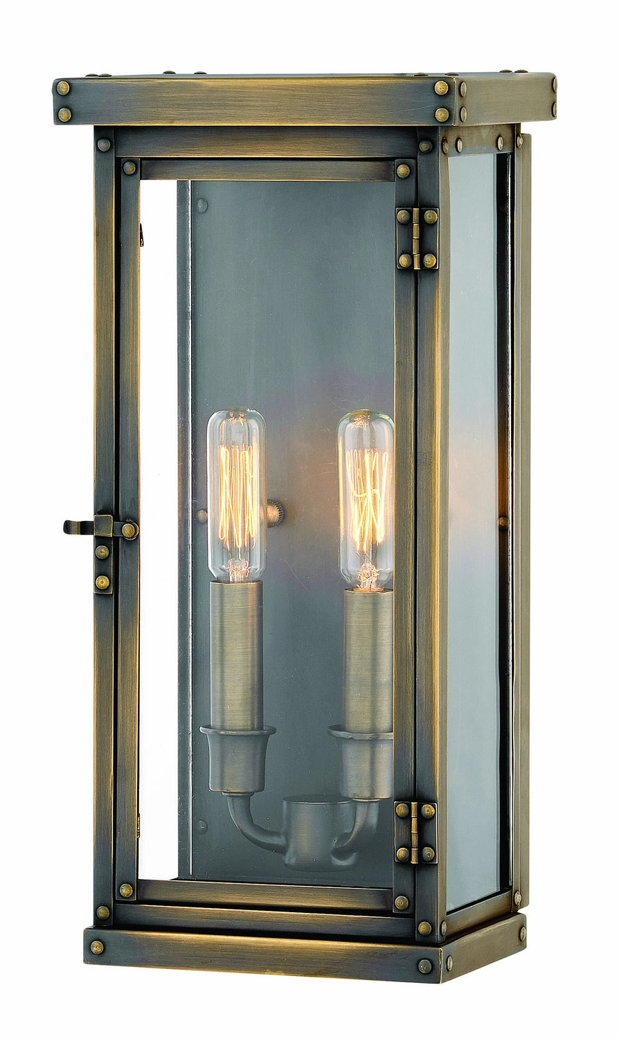 Hamilton LED Wall Mount Dark Antique BrassOutdoor wall sconces with motion sensor