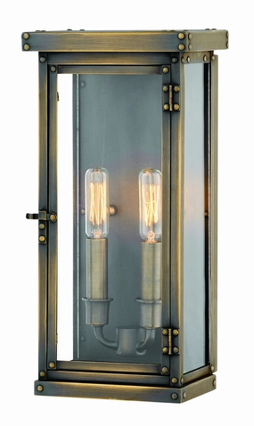 Hamilton LED Wall Mount Dark Antique BrassOutdoor wall sconces with motion sensor
