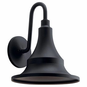 Hampshire One Light Outdoor Wall Mount Textured BlackOutdoor wall sconces with motion sensor