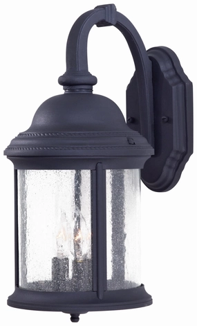 Hancock Three Light Wall Mount CoalOutdoor wall sconces with motion sensor