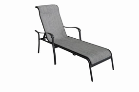 Hanlan Outdoor Lounger - Charcoal/Light Greyoutdoor patio furniture set