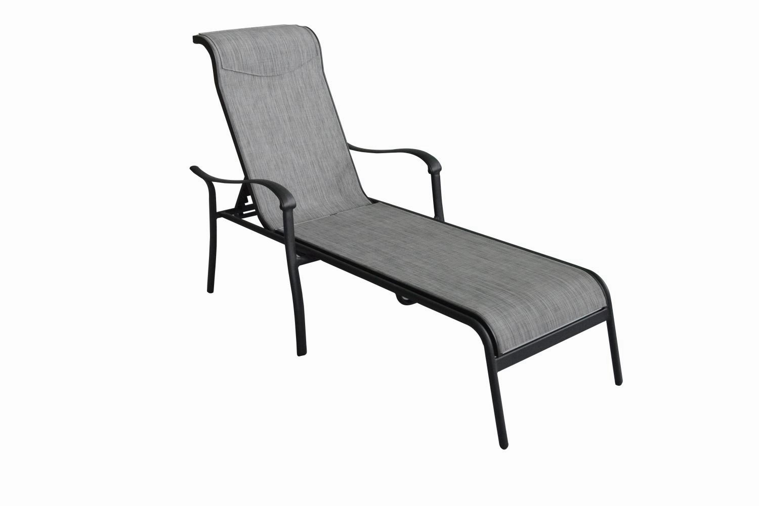 Hanlan Outdoor Lounger - Charcoal/Light Greyoutdoor patio furniture set