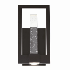 Hanson LED Outdoor Wall Mount BlackOutdoor wall sconces with motion sensor