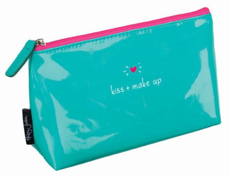 Grab Todays Deal Shop Grab Now Happy Jackson "Kiss And Makeup" Cosmetics Bag