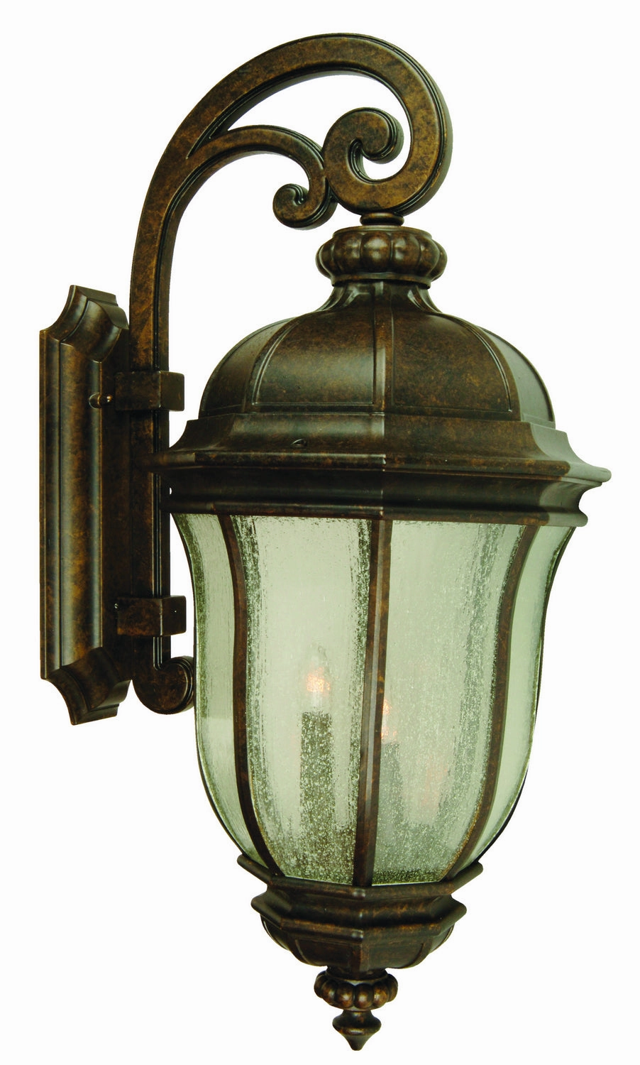 Harper Two Light Outdoor Wall Lantern Peruvian Bronze Outdoor