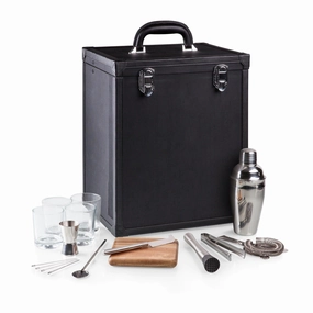 Harrison Luxury Travel Cocktail Bar In Black Sale Ending Soon Hot Clearance Now