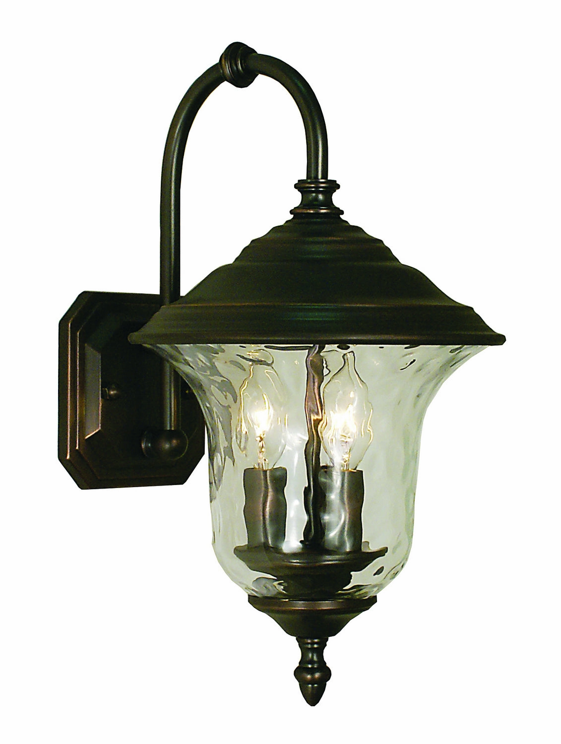 Hartford Three Light Exterior Wall Mount Siena BronzeOutdoor wall sconces with motion sensor