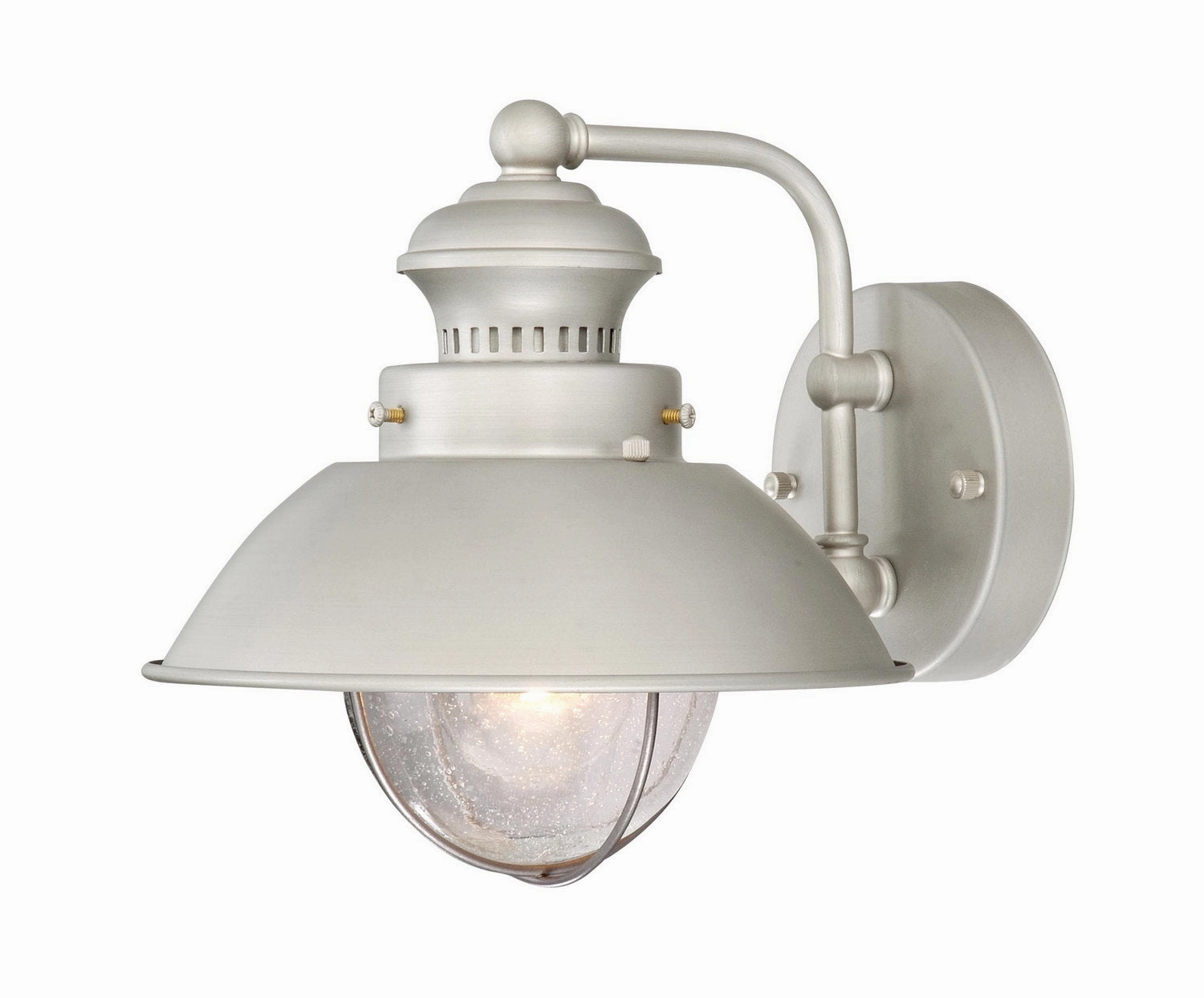 Harwich One Light Outdoor Wall Mount Brushed NickelOutdoor wall sconces with motion sensor