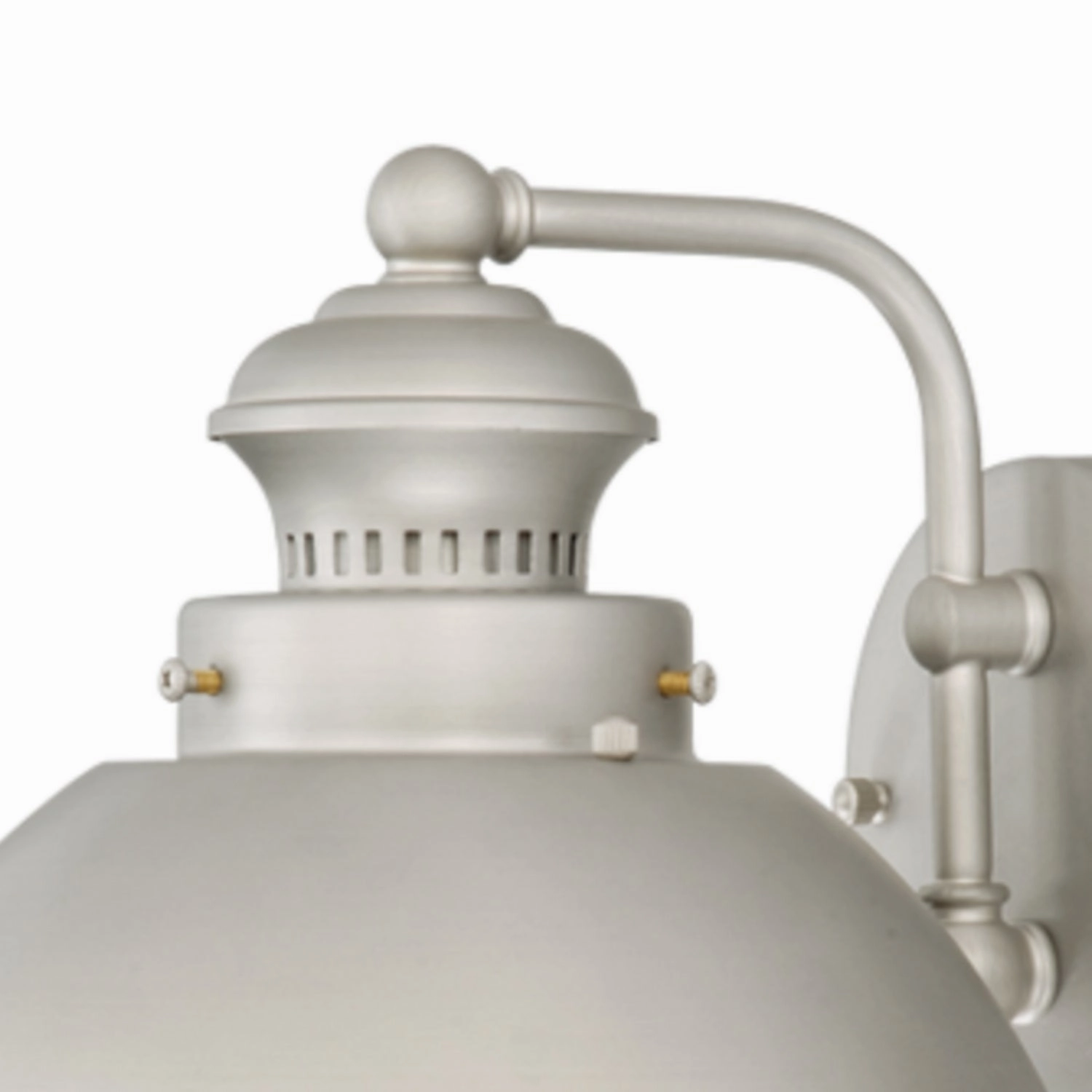 Harwich One Light Outdoor Wall Mount Brushed Nickel
