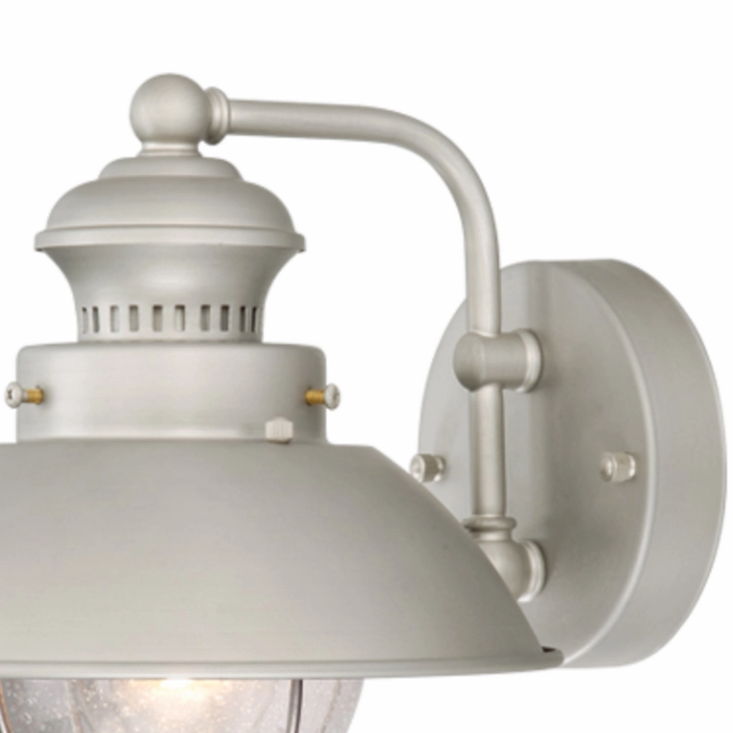 Harwich One Light Outdoor Wall Mount Brushed Nickel