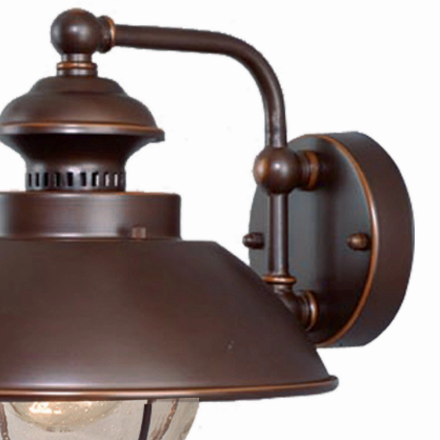 Harwich One Light Outdoor Wall Mount Burnished Bronze
